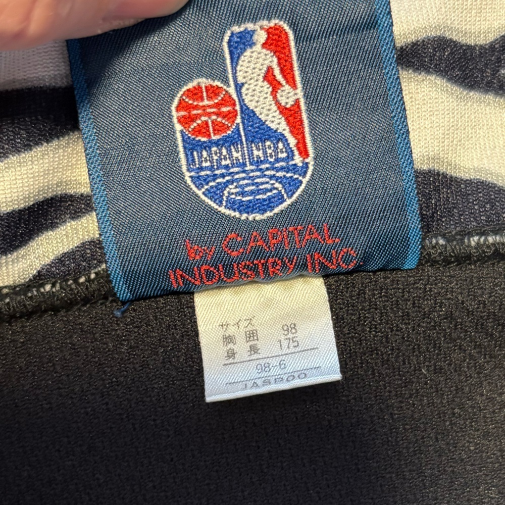 Vintage Japan NBA Track Jacket by Capital Industry Inc —Retro Warm-Up Zip Jacket - Picture 8 of 13